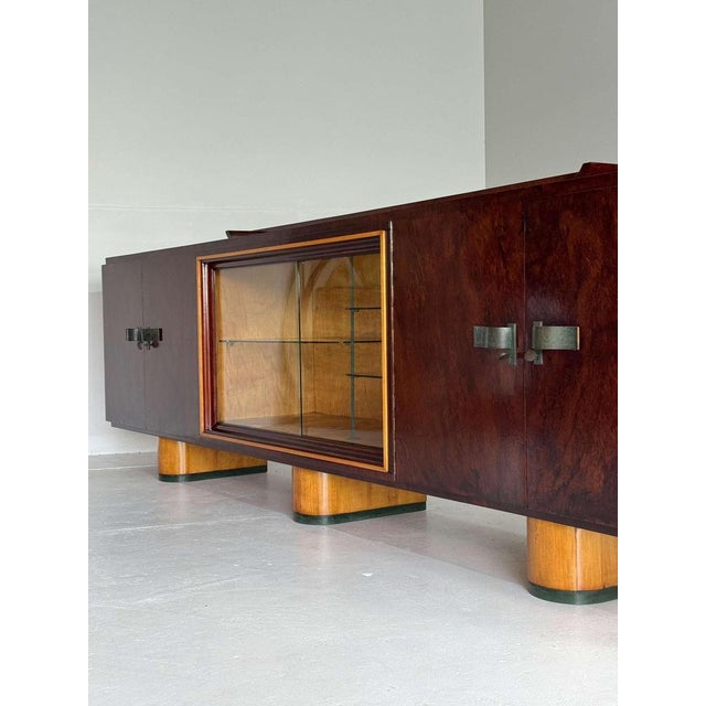 Art Deco Mahogany Sideboard, 1930s For Sale - Image 3 of 15