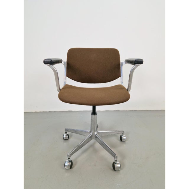 Black DSC 108 Office Chair by Giancarlo Piretti for Anonima Castelli, 1960s For Sale - Image 8 of 11