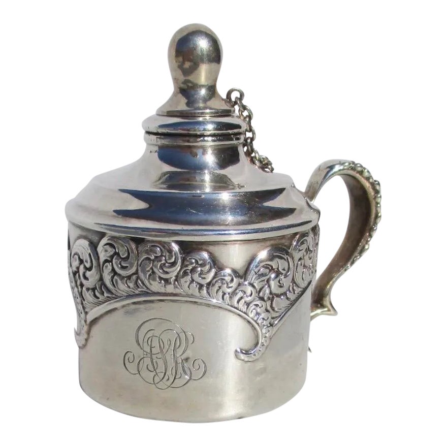 Tiffany & Co. Sterling Silver Makers Table Cigar Lighter Circa 1900