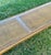 Brown Vintage Drexel Heritage Faux Bamboo and Cane Console Table For Sale - Image 8 of 9