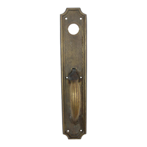 Mid 20th Century Art Deco Reading Bronze Door Pull