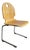 Mid-Century Modern Stacking Chair in Bentwood and Chrome, France, 1980s For Sale