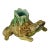 Rare Holdcroft Majolica Frog Toothpick Holder For Sale