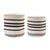 Enhance your home organization with the stylish Striped Woven Cotton Storage Baskets. These versatile baskets, featuring a...