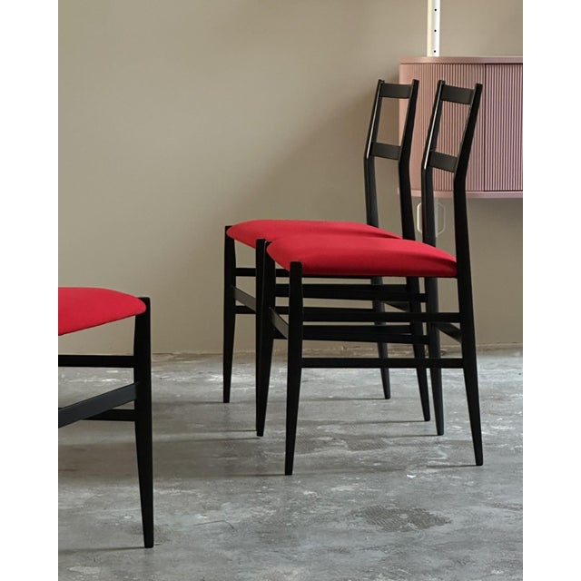 1950s Vintage Superleggera Chairs by Gio Ponti for Cassina, 1950s, Set of 6 For Sale - Image 5 of 12