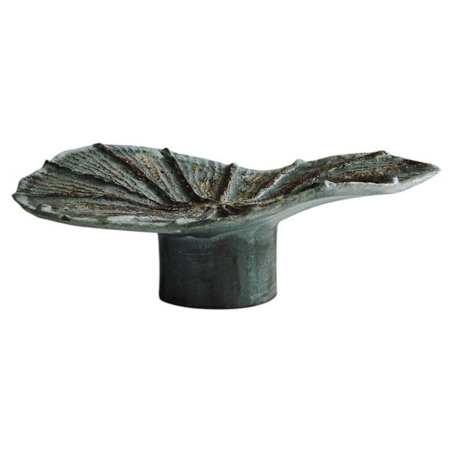 Nénuphar II Sculptural Ceramic Piece by Antonia Maria For Sale - Image 9 of 9