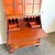 1990s Vintage Georgian Red Secretary Desk For Sale - Image 5 of 12