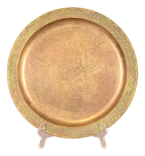Tiffany Studios New York Bronze Doré Plate or Charger
