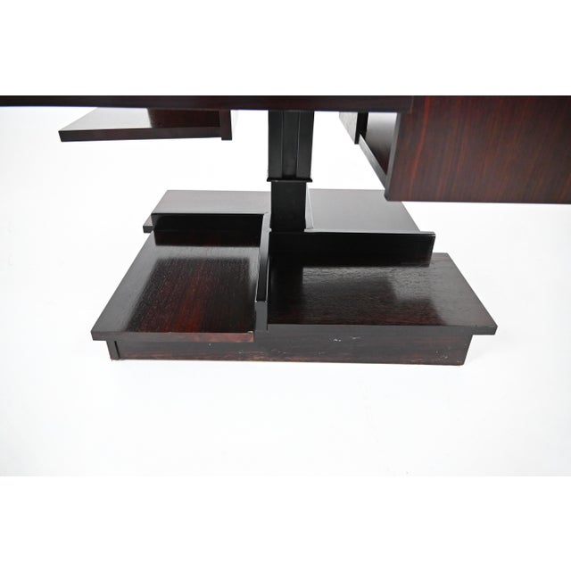 Wood Bookcase attributed to Claudio Salocchi for Sorsmani, 1960s For Sale - Image 7 of 12