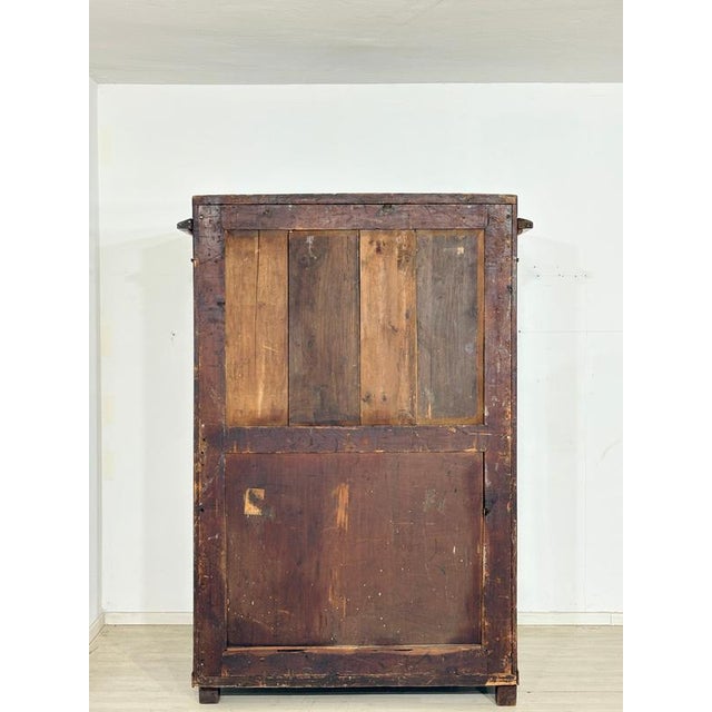 Biedermeier Mahogany and Pine Wardrobe, 1880 For Sale - Image 9 of 10
