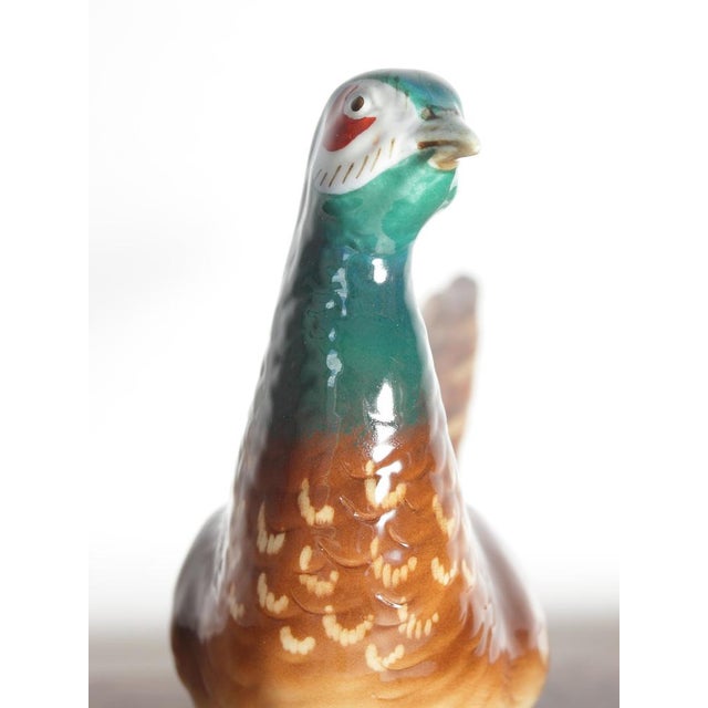 Porcelain Pheasant from Royal Dux Czechoslovakia, 1970s For Sale - Image 3 of 10
