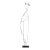 Vintage Postmodern Minimalist Iron Figural Sculpture For Sale