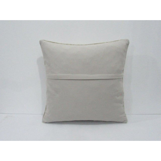 Traditional Decorative Faded Turkish Pillow Cover For Sale - Image 3 of 4