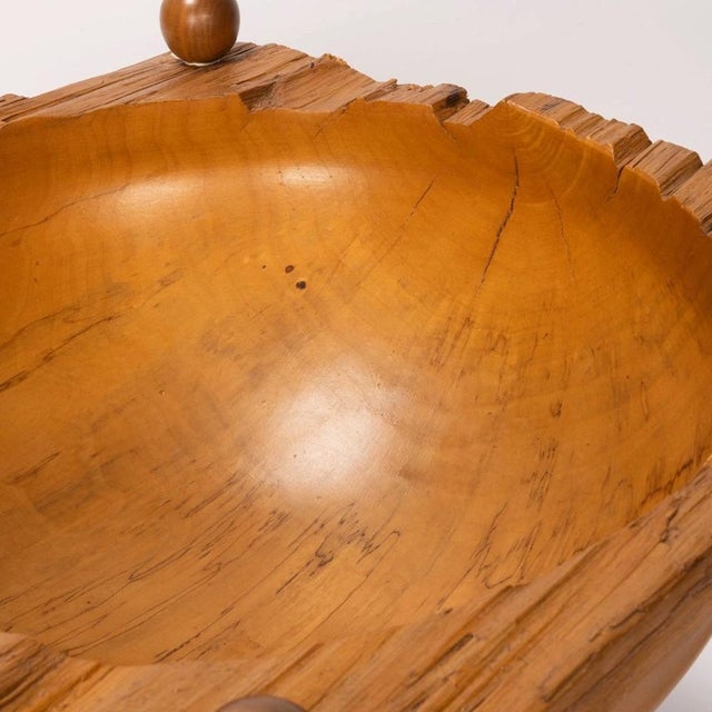 Brown Wooden Table by Antonín Hepnar, 1990s For Sale - Image 8 of 13
