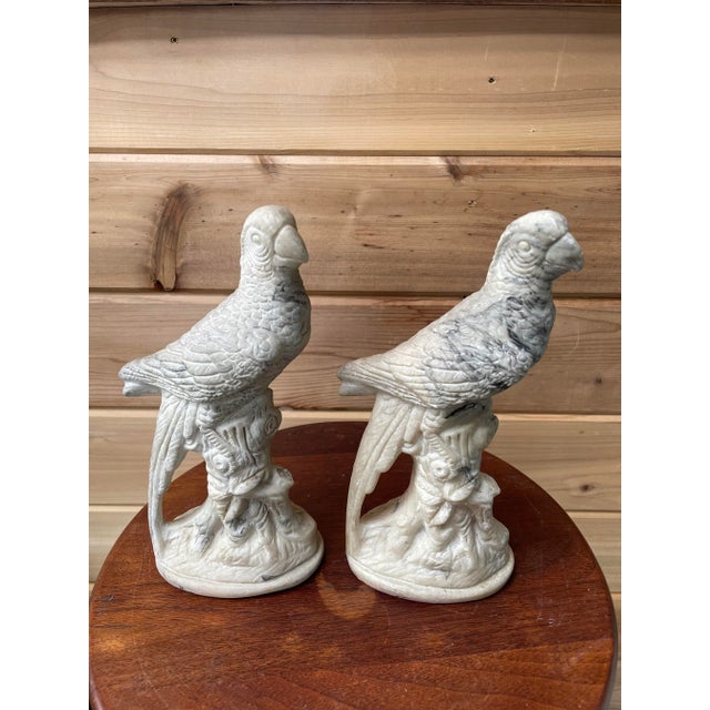 These birds were cast from the famous Holland Mold but are unique in that they are made of a high quality cast marble. As...