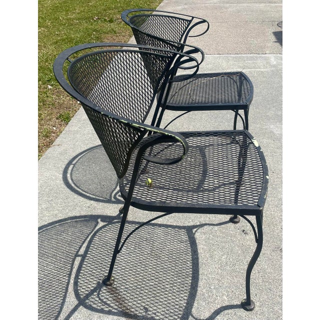 This is a nice pair of minimally styled Pinecrest barrel back chairs made by Woodard in the fine quality they are known...