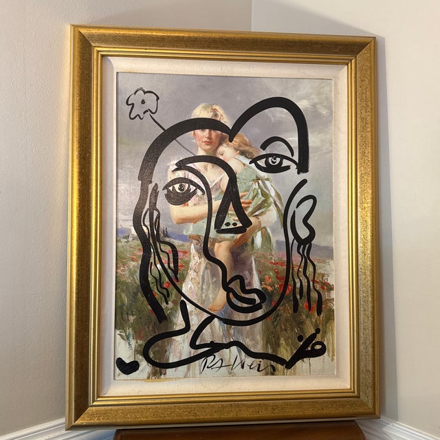 Fantastic original painting by Listed world renowned artist Peter Robert Keil (born 1942 Germany) Peter has self...