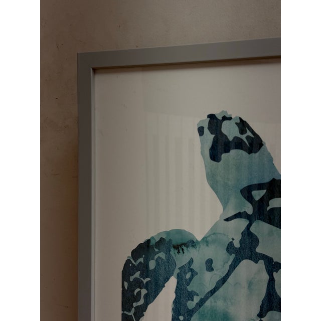 Pottery Barn Team Tropical Sea Turtle, Framed For Sale - Image 11 of 12