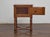 French Provincial 19th Century French Walnut Side Table With Sliding Door and Turned Legs For Sale - Image 3 of 12