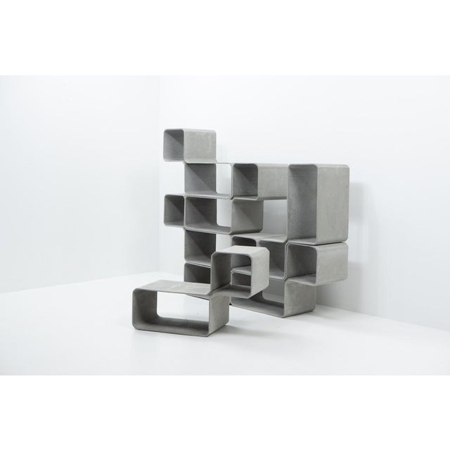 Mid-Century Modern Tetris Modular Storage Unit from Fries & Zumbühl, Switzerland, 2000s, Set of 7 For Sale - Image 3 of 12