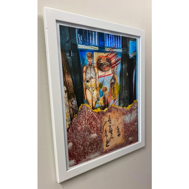 Contemporary Digital Print Titled " Med School Doodle", Matted and Framed For Sale - Image 4 of 9