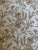 Raoul Textiles Oyster Linen Fabric - Cecile / Sprout Hand Printer 2 1/3 yds Cecile" is a hand-printed linen fabric pattern...