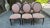 Elegant set of six dining chairs in the Louis XVI style, attributed to Hickory Chair Company. The maker’s labels were...