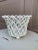 French Country 1960s French Country White Ceramic Woven Rope Cachepot Basket For Sale - Image 3 of 10