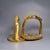 This is a matched pair of antique cloisonné enamel stirrups, traditionally used for horseback riding and often collected...