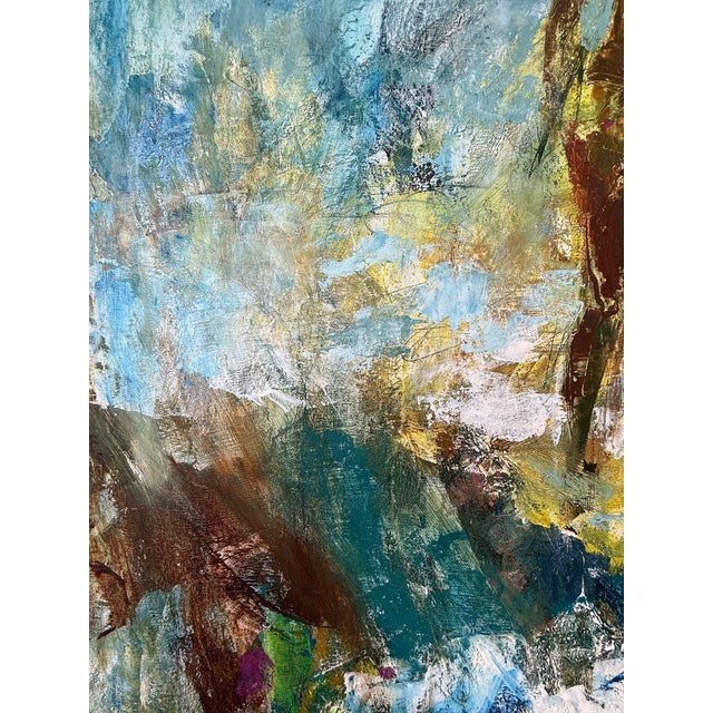 Blue Kids at the Beach, Contemporary Impressionist, Iris Giclee, Artist Randy Moberg For Sale - Image 8 of 15