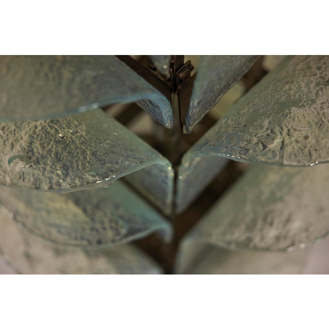 Blue Cactus Lamp in Clear Blue Glass by Carlo Nason for Mazzega, 1970s For Sale - Image 8 of 16