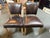 Design Plus Gallery presents a Pair of Four Hands Mimi Side Chairs. The chairs have hand-aged top-grain leather in sleek,...