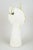 Christina muff, danish contemporary ceramicist (b. 1971). Tall hand-modelled cubist stoneware bust. "the art of being...