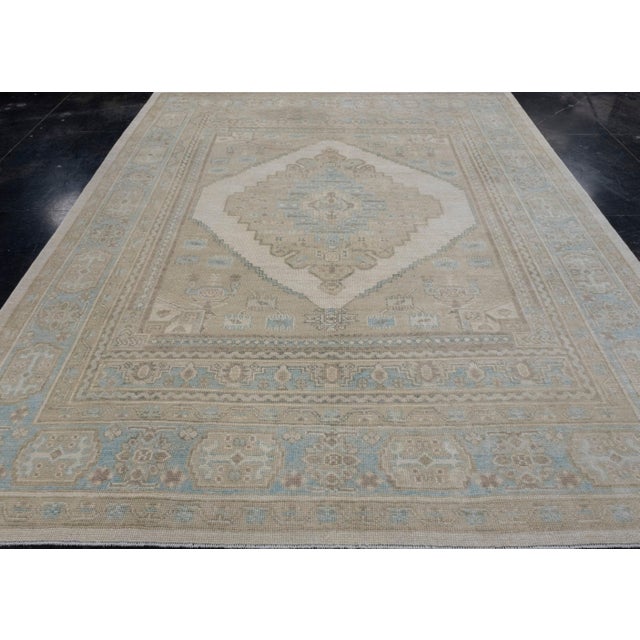 Turkish Antique Look Oushak Rug 8'6" x 10'5" #16774 Explore a curated collection of hallway runners, wool rugs, and...
