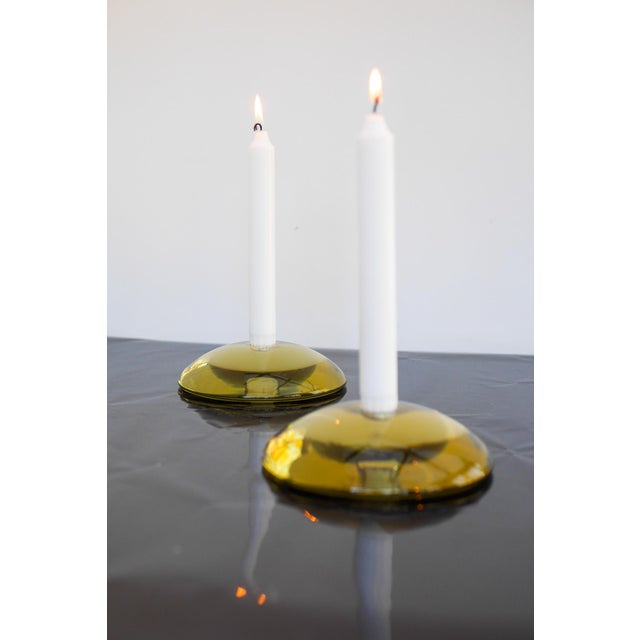 Glass Candleholders by Anne Nilsson for Kosta, 2000s, Set of 2 For Sale - Image 14 of 18