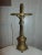 Pre-War Brass Standing Cross, 1890s For Sale - Image 6 of 6
