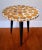 Moroccan Mid-Century Style Wooden and Resin Side Table 2 For Sale - Image 9 of 9