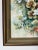Wood 1970’s Vintage Tropical Botanical Orchid Landscape Oil on Canvas Painting, Framed For Sale - Image 7 of 12