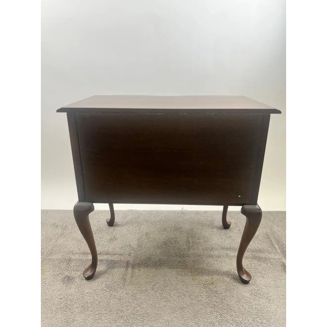 Vintage Pennsylvania House Queen Anne Style 2-Drawer Table or Low-Boy Chest For Sale - Image 14 of 14