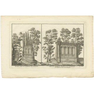 Georg Louis le Rouge, Tombs by Le Rouge, 1785, Paper For Sale