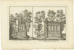Georg Louis le Rouge, Tombs by Le Rouge, 1785, Paper