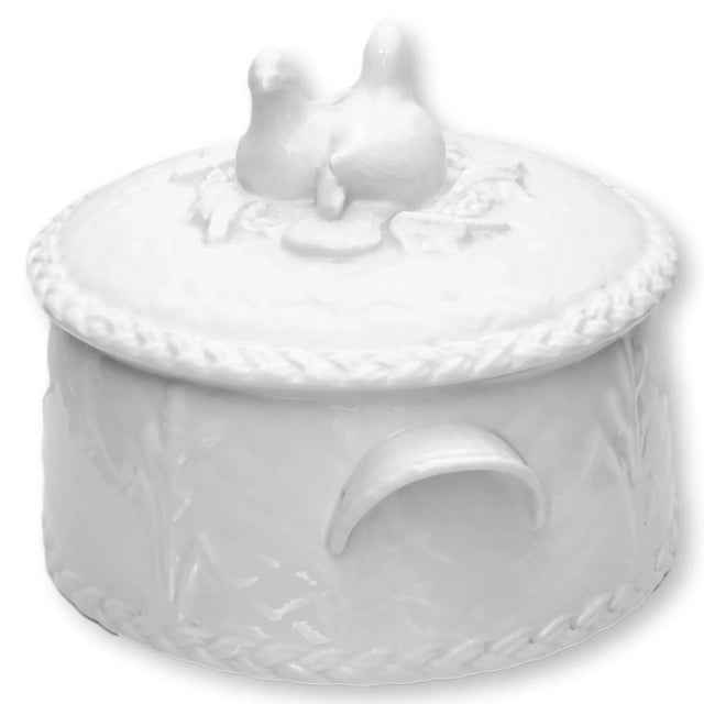 English Royal Worcester Love Bird Baking Dish For Sale - Image 3 of 6