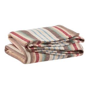 Pine Cone Hill Fine Linens Multicolor Striped Cotton Coverlet, Full/Queen