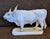 Hand-Painted Porcelain Long Horn Bull Figurine from Herend, 1970s For Sale - Image 9 of 9