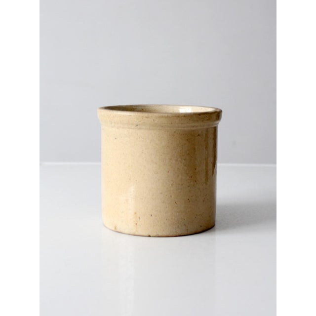 Ceramic Antique Stoneware Crock For Sale - Image 7 of 7