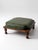 Wood Mid-Century Colonial Revival Footstool With Green Cushion For Sale - Image 7 of 10