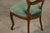 Antique French Louis XV Style Balloon Back Maple Dining Chairs W/ Green Velvet - Set of 6 For Sale - Image 12 of 12