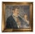 Swedish Artist, Man with a Pipe, Early 20th Century, Oil on Canvas For Sale