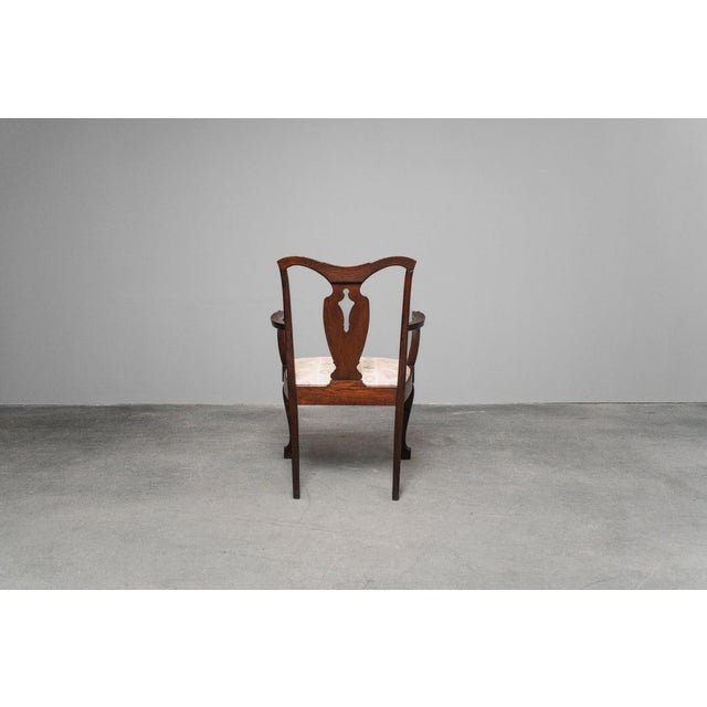 Wood Art Nouveau Chairs, Set of 7 For Sale - Image 7 of 18