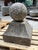 Pair of 18th Century French Carved Limestone Pillar Ball Finials For Sale - Image 11 of 18